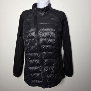 Calvin Klein Performance Black Puffer Jacket With Multiple Extra Pockets